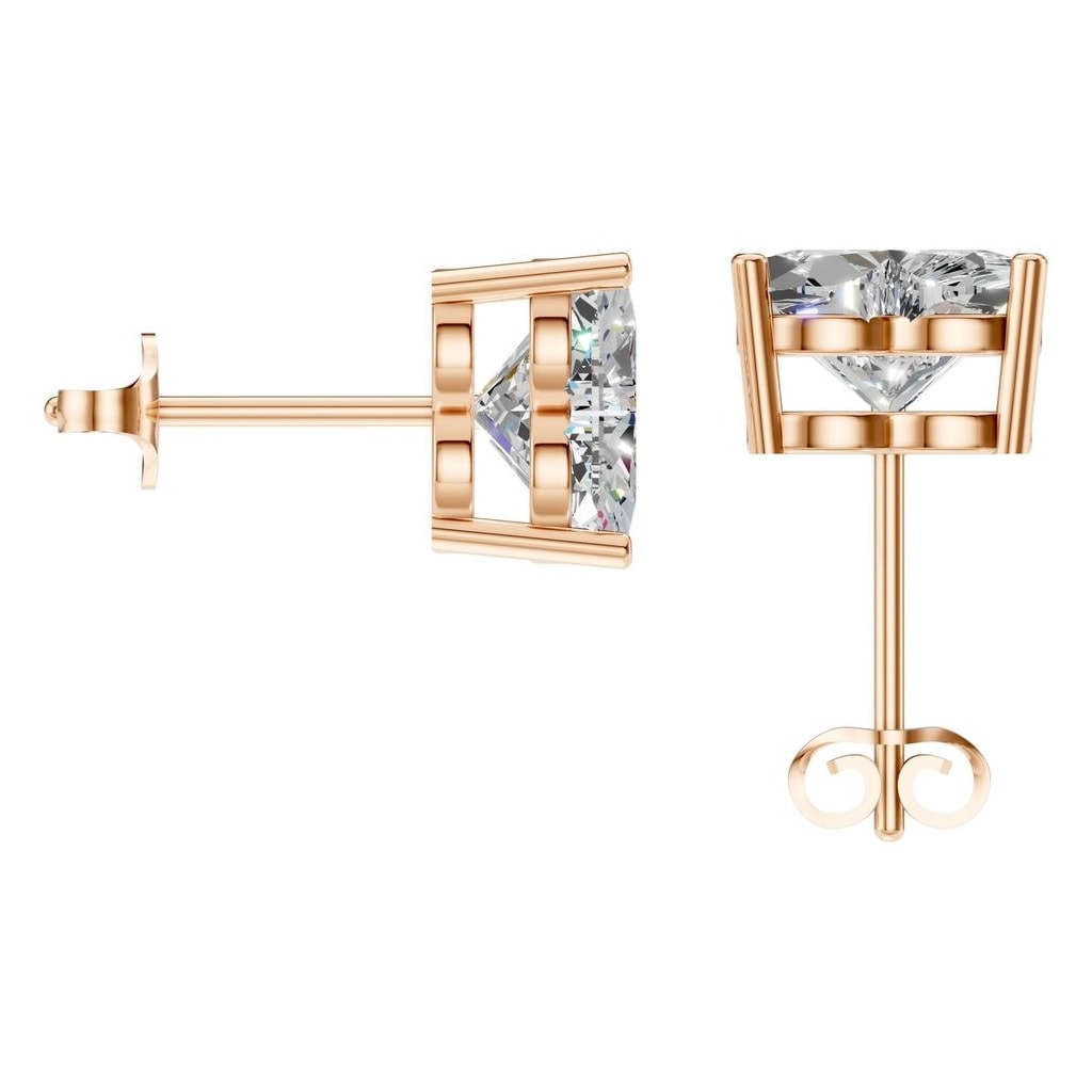 EA-8133 Rose Gold Earrings SET - BACK