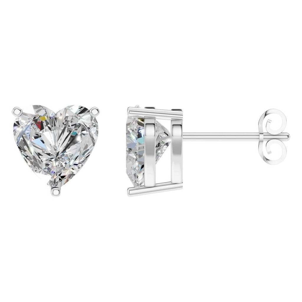 EA-8133 White Gold Earrings SET - Main View