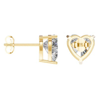 EA-8133 Yellow Gold Earrings SET - ANGLE