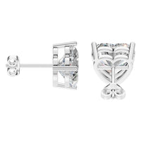 EA-8133 White Gold Earrings SET - Side View