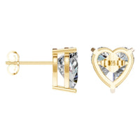 EA-8133 Yellow Gold Earrings SET - ANGLE
