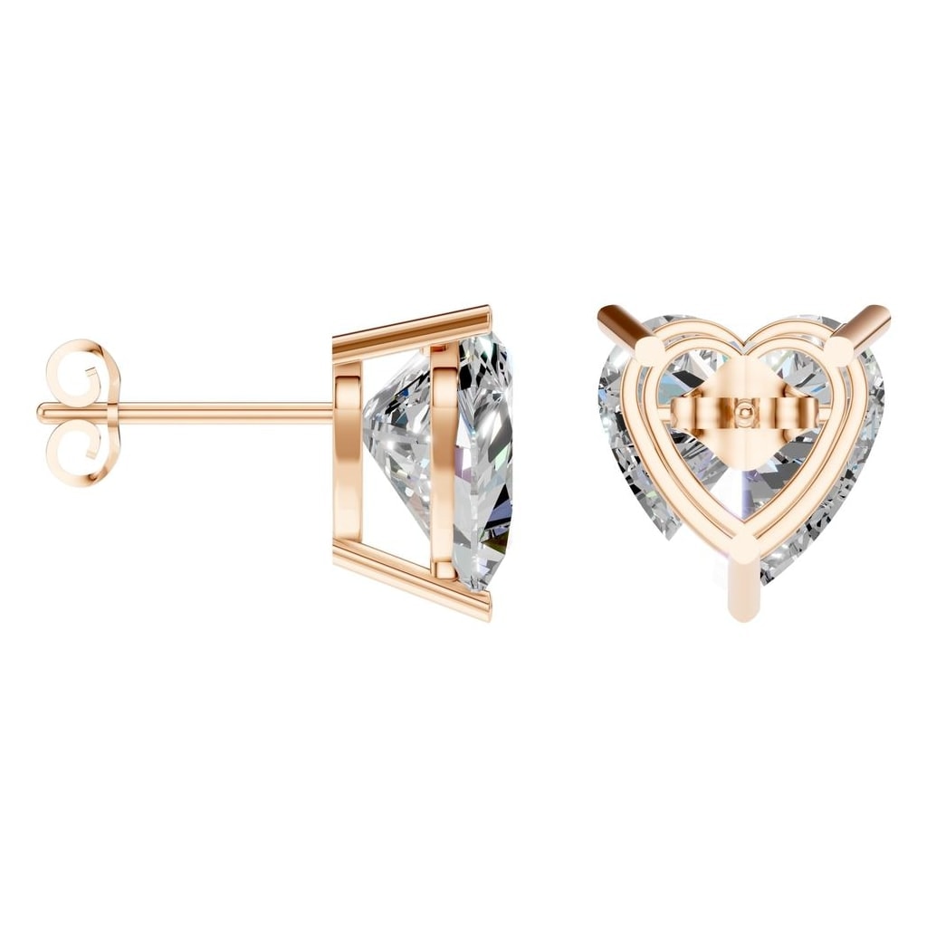 EA-8133 Rose Gold Earrings SET - ANGLE