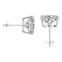 EA-8133 White Gold Earrings SET - BACK