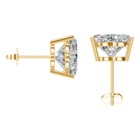 EA-8133 Yellow Gold Earrings SET - BACK