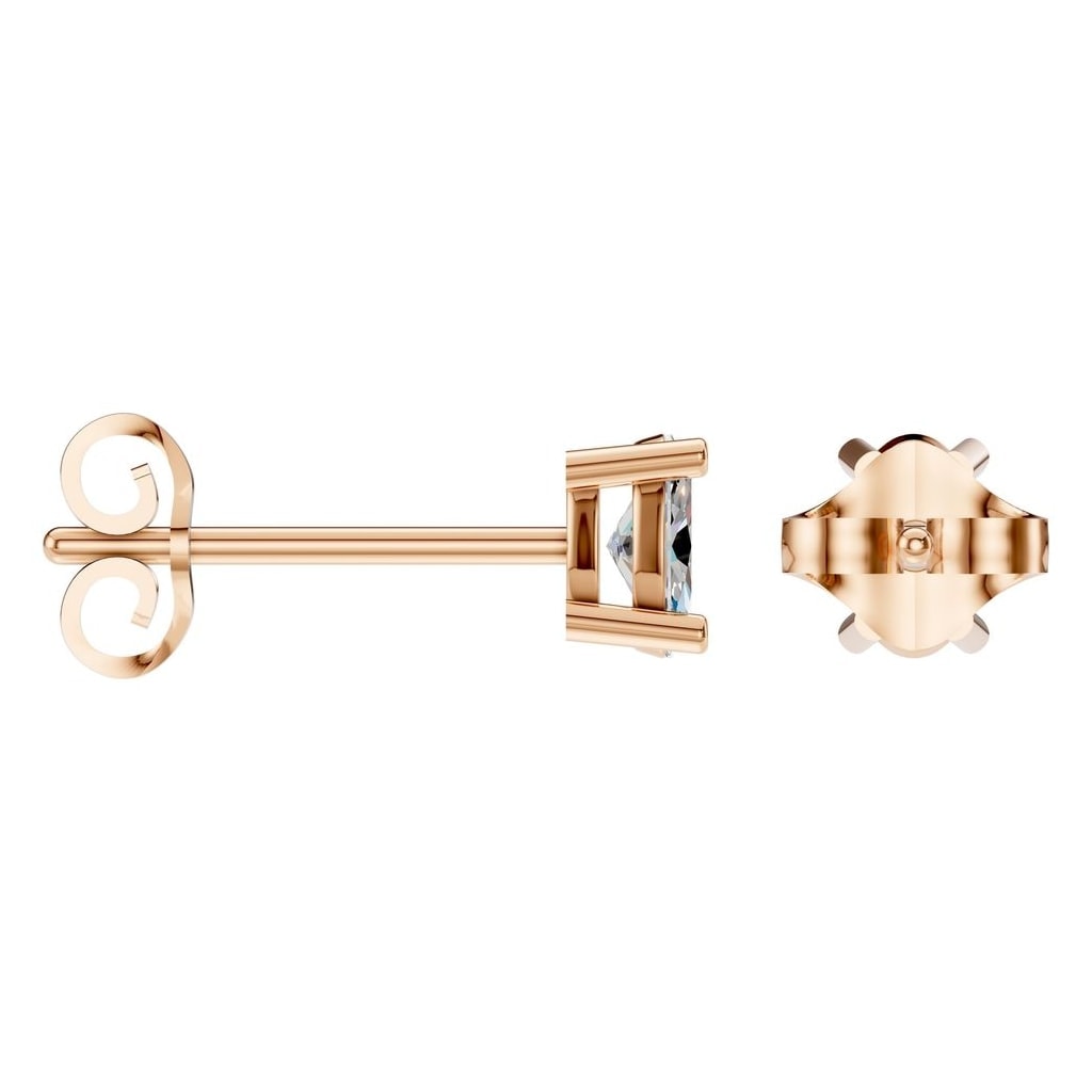 EA-8196 Rose Gold Earrings SET - ANGLE