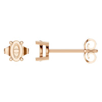 EA-8196 Rose Gold Earrings UNSET - Main View