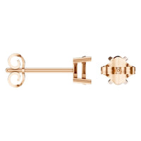EA-8196 Rose Gold Earrings UNSET - ANGLE