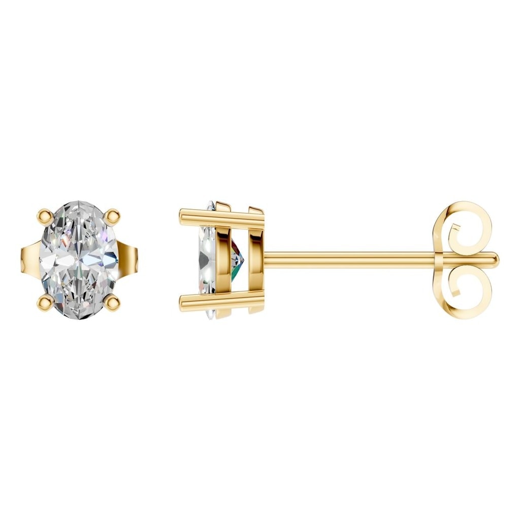 EA-8196 Yellow Gold Earrings SET - Main View