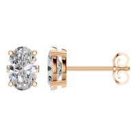 EA-8196 Rose Gold Earrings SET - Main View