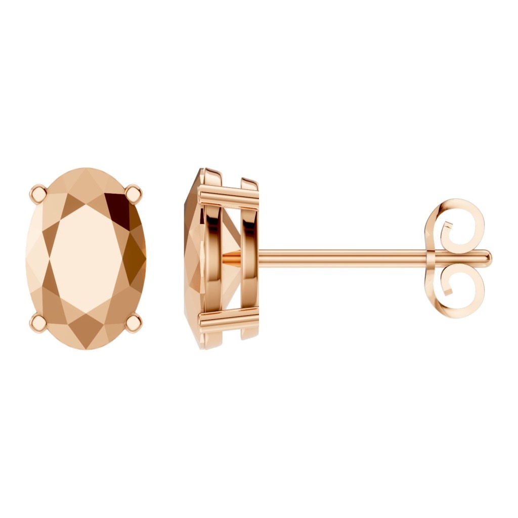 EA-8196 Rose Gold Earrings SET - Main View