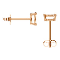 EA-8196 Rose Gold Earrings UNSET - BACK