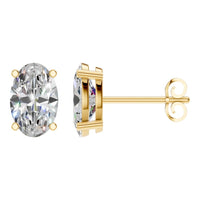 EA-8196 Yellow Gold Earrings SET - Main View
