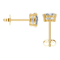 EA-8196 Yellow Gold Earrings SET - BACK