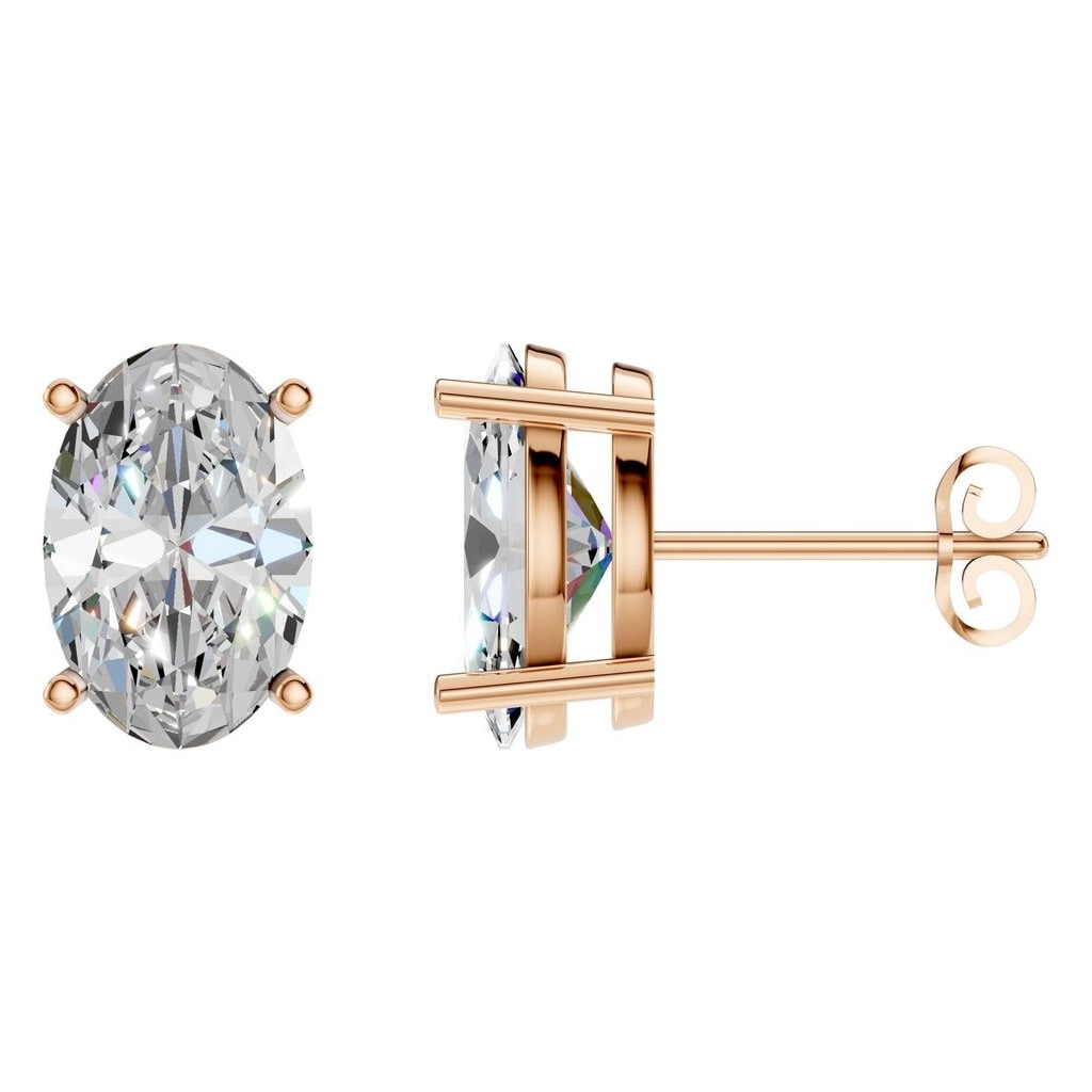 EA-8196 Rose Gold Earrings SET - Main View