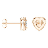 EA-8558 Rose Gold Earrings SET - ANGLE