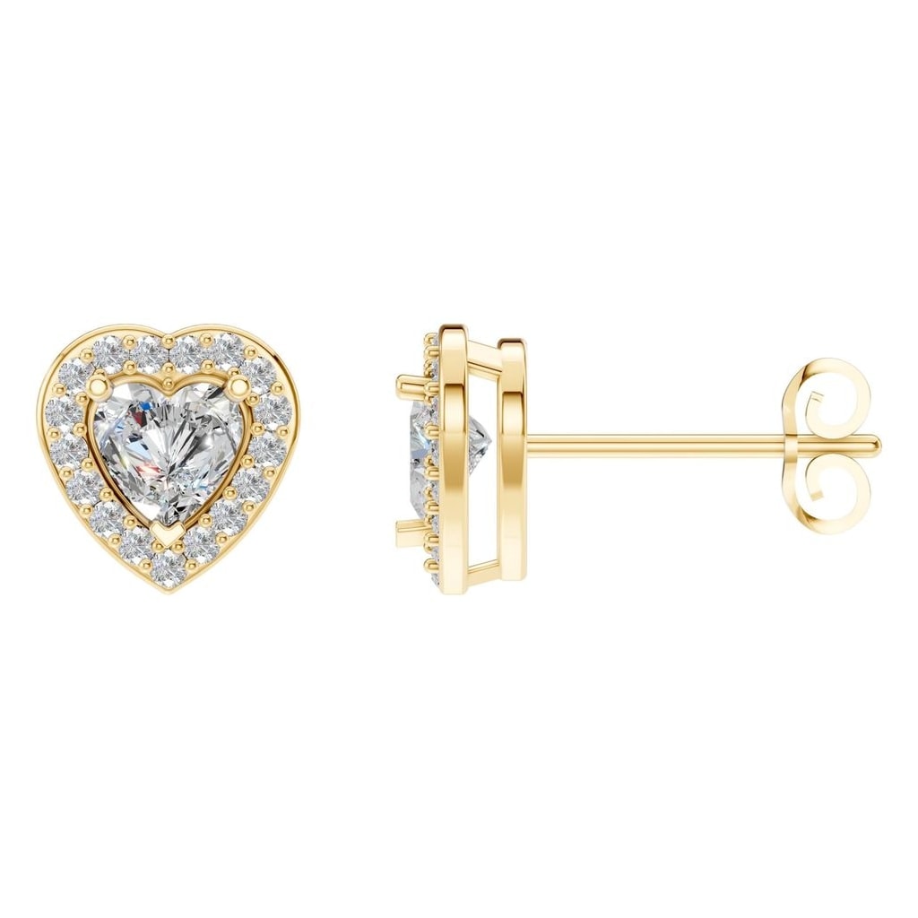 EA-8558 Yellow Gold Earrings SET - Main View