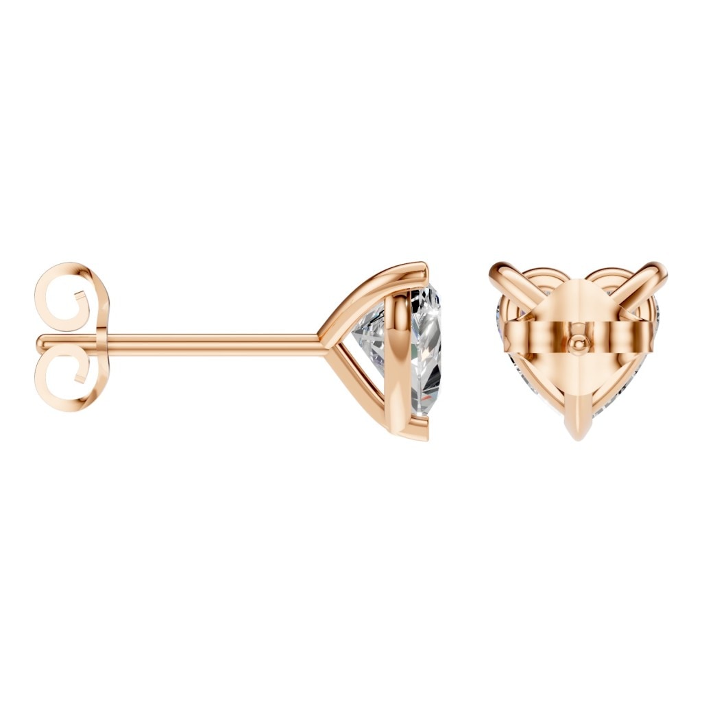 EA-8975 Rose Gold Earrings SET - ANGLE