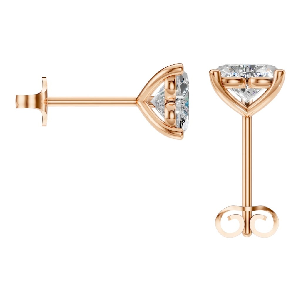 EA-8975 Rose Gold Earrings SET - BACK