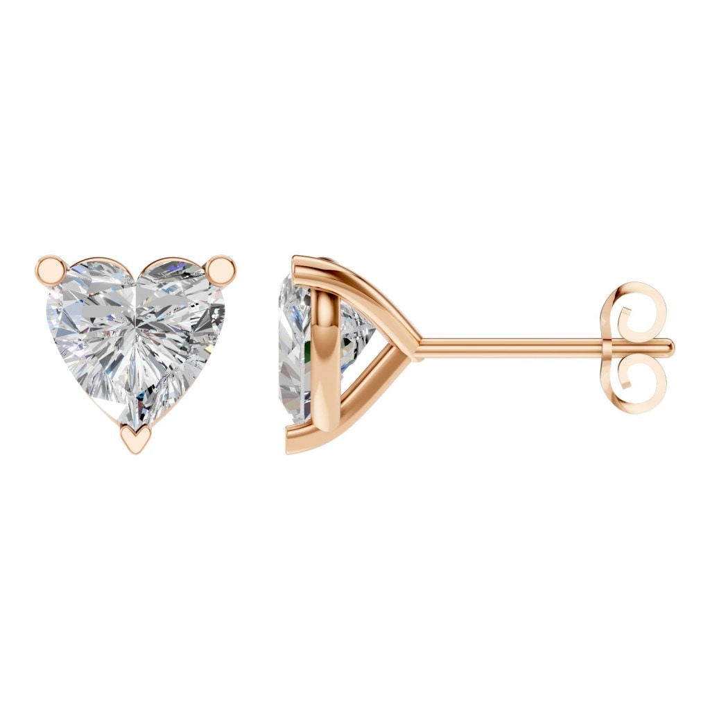 EA-8975 Rose Gold Earrings SET - Main View