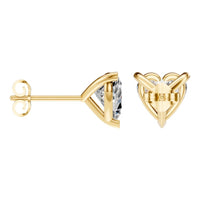 EA-8975 Yellow Gold Earrings SET - ANGLE