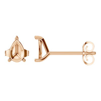 EA-8975 Rose Gold Earrings UNSET - Main View