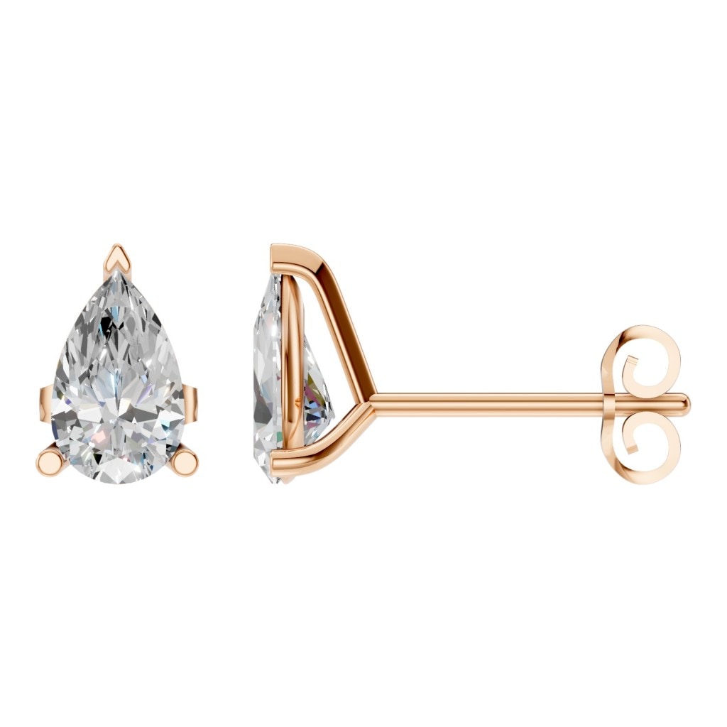 EA-8975 Rose Gold Earrings SET - Main View