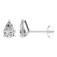 EA-8975 White Gold Earrings SET - Main View