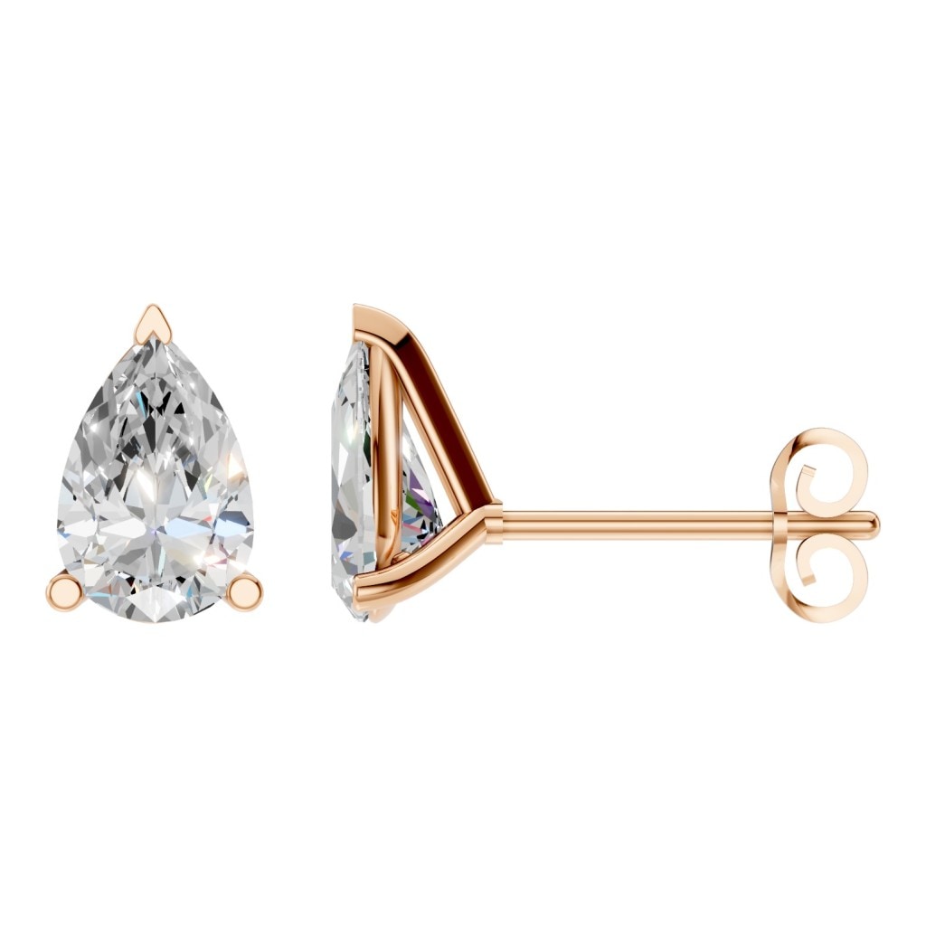 EA-8975 Rose Gold Earrings SET - Main View