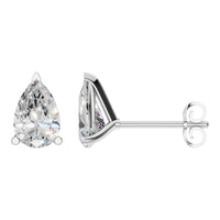 EA-8975 White Gold Earrings SET - Main View