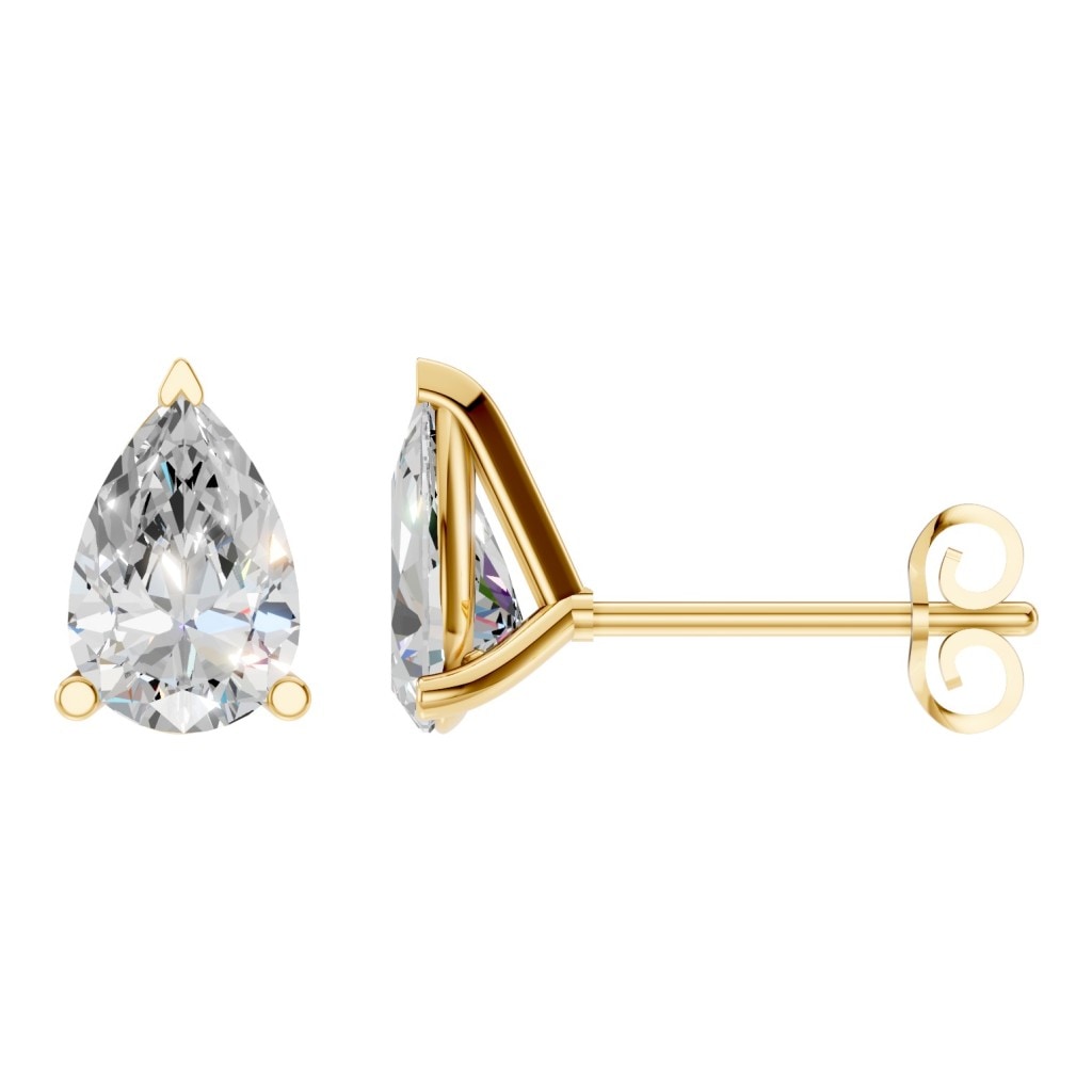 EA-8975 Yellow Gold Earrings SET - Main View