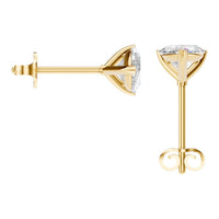 EA-8975 Yellow Gold Earrings SET - BACK
