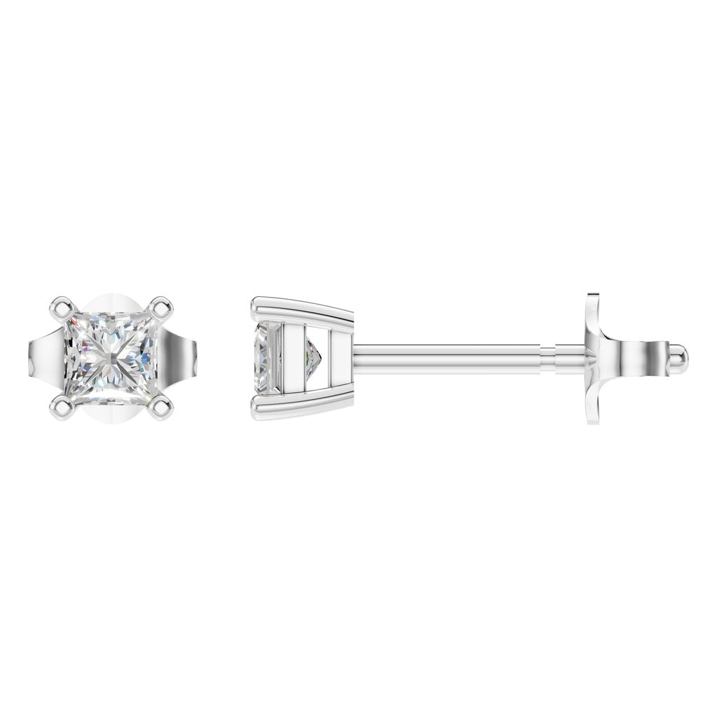 EA-9910 White Gold Earrings SET - Main View