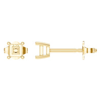 EA-9910 Yellow Gold Earrings UNSET - Main View
