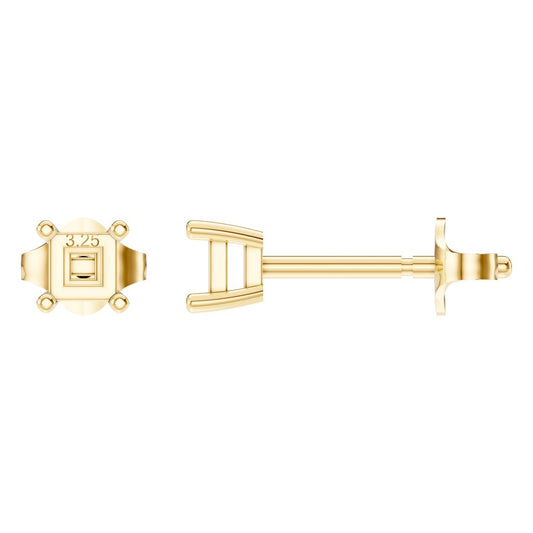 EA-9910 Yellow Gold Earrings UNSET - Main View