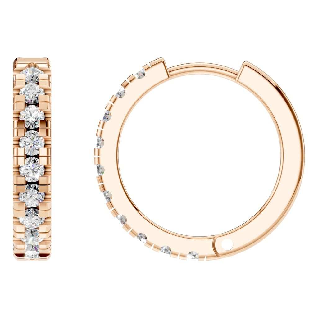EA-9913 Rose Gold Earrings SET - Main View