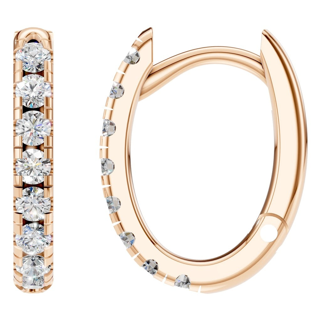 EA-9914 Rose Gold Earrings SET - Main View