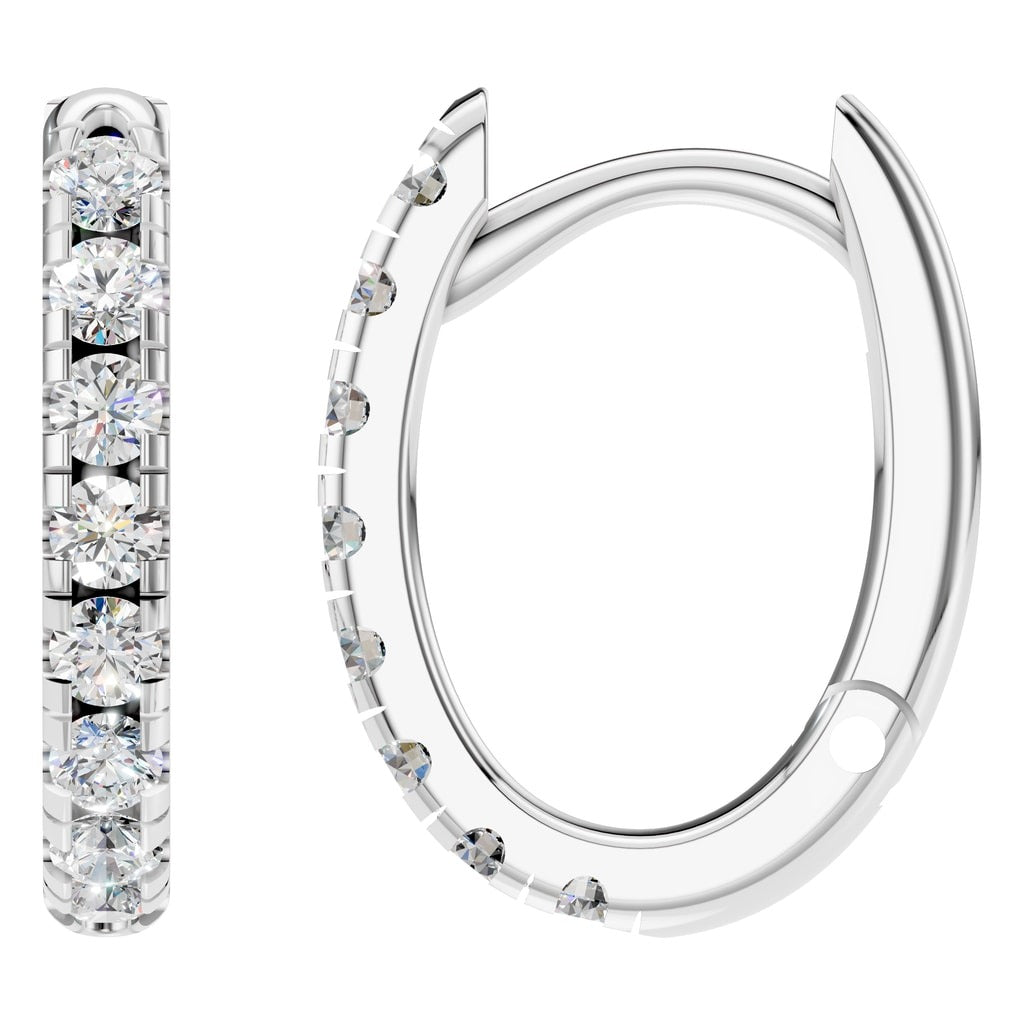 EA-9914 White Gold Earrings SET - Main View