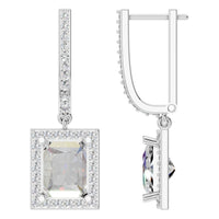 EA-9915 White Gold Earrings SET - Main View