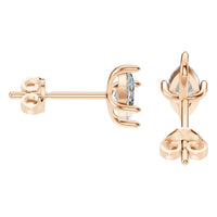 EA-9917 Rose Gold Earrings SET - Side View