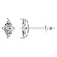 EA-9917 White Gold Earrings SET - Main View