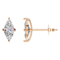 EA-9917 Rose Gold Earrings SET - Main View