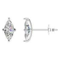 EA-9917 White Gold Earrings SET - Main View