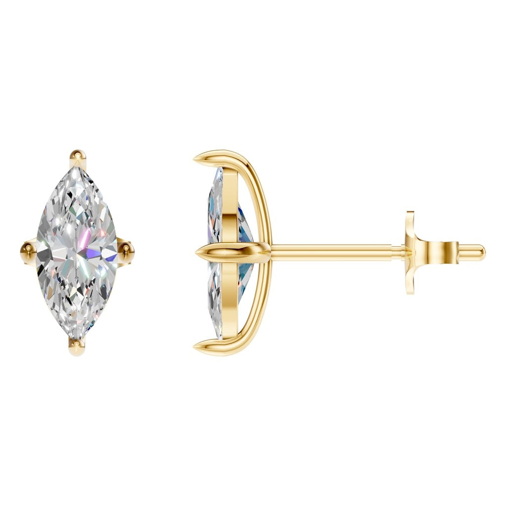 EA-9917 Yellow Gold Earrings SET - Main View