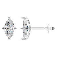 EA-9917 White Gold Earrings SET - Main View