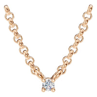 NE-1052 Rose Gold Necklace SET - Main View