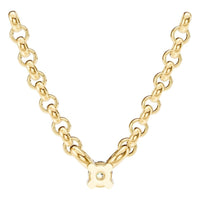 NE-1052 Yellow Gold Necklace SET - BACK