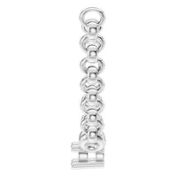 NE-1052 White Gold Necklace UNSET - Side View