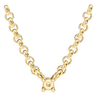 NE-1052 Yellow Gold Necklace UNSET - Main View