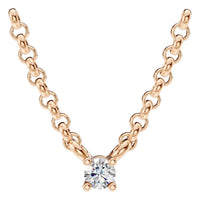 NE-1052 Rose Gold Necklace SET - Main View