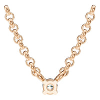 NE-1052 Rose Gold Necklace SET - BACK